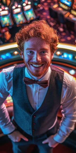 线上赌场玩家激烈竞技场景